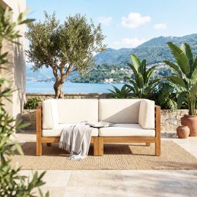 OANA 2-Piece LOVE SEAT SET, BEIGE