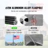 25FT Telescoping Flag pole Kit, Heavy Duty Aluminum Alloy in Ground Flag Poles for Outside, 3 Display Modes Flagpole with 3x5 American Flag