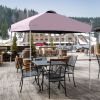 6.6 x 6.6 Feet Outdoor Pop-up Canopy Tent with Roller Bag