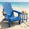 Outdoor folding chair with cup holder and 5-layer backrest