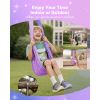 Sensory Swing, Double-Layer Fabric Sensorys Hammock, Indoor & Outdoor Sensory Swing with 360° Swivel Hanger, O-Sling, Holds up to 300lbs